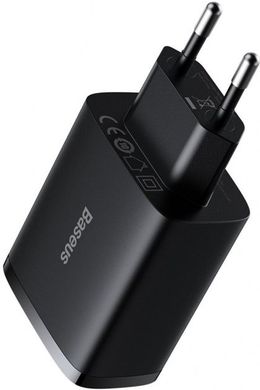 Мережевий зарядний пристрій Baseus Compact  Charger 3U 17W EU Black (CCXJ020101)