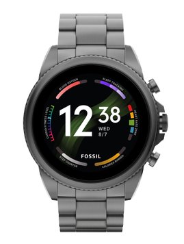 Смарт-годинник Fossil Gen 6 Smoke Stainless Steel (FTW4059)