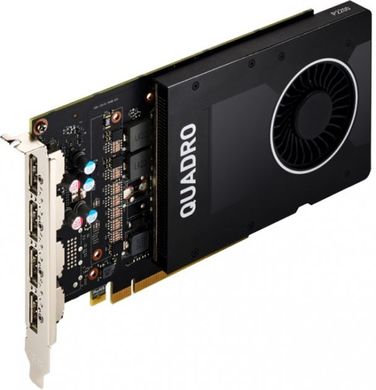 Видеокарта PNY PCI-Ex NVIDIA Quadro P2200 5GB GDDR5X (160bit) (1493/10024) (4 x DisplayPort) (VCQP2200-PB)