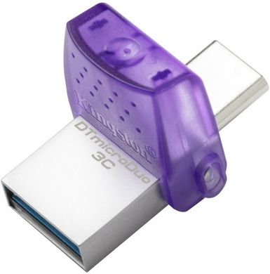 Флеш-накопичувач Kingston USB 3.2 DT microDuo 3C 64GB (Type-A/Type-C) (200Mb/s)