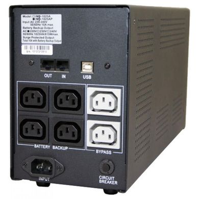Джерело безперебійного живлення Powercom IMD-1200 АР (IMD-1200 AP) (KM11867)