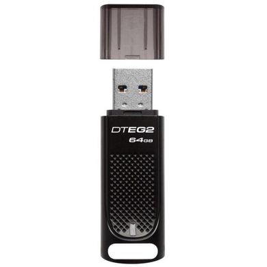 Флешка USB3.1 64GB Kingston DataTraveler Elite G2 Black (DTEG2/64GB)