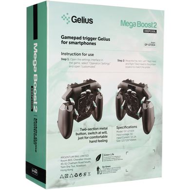 Геймпад для телефона Gelius Pro Mega Boost 2 Deep Cool GP-GT004 Black