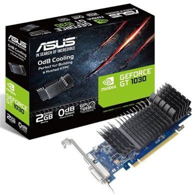 Відеокарта Asus PCI-Ex GeForce GT 1030 Low Profile 2GB GDDR5 (64bit) (1228/6008) (DVI, HDMI) (GT1030-SL-2G-BRK)