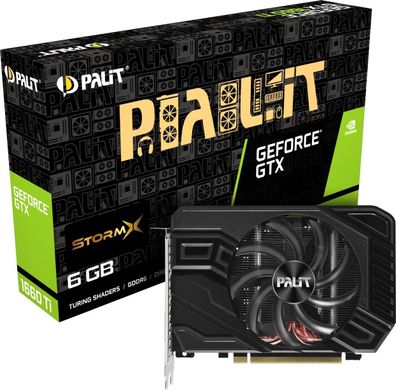Відеокарта Palit GeForce GTX 1660 Ti StormX (NE6166T018J9-161F)