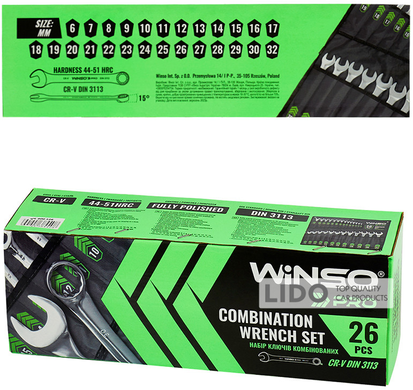 Набір ключів Winso Pro 900126