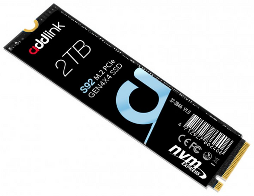 SSD накопичувач addlink S92 2 TB (ad2TBS92M2P)