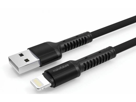 Кабель MakeFuture USB Lightning (2.4A) 1м Denim Grey (MCB-LD1GR)