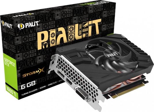 Видеокарта Palit GeForce GTX 1660 Ti StormX (NE6166T018J9-161F)