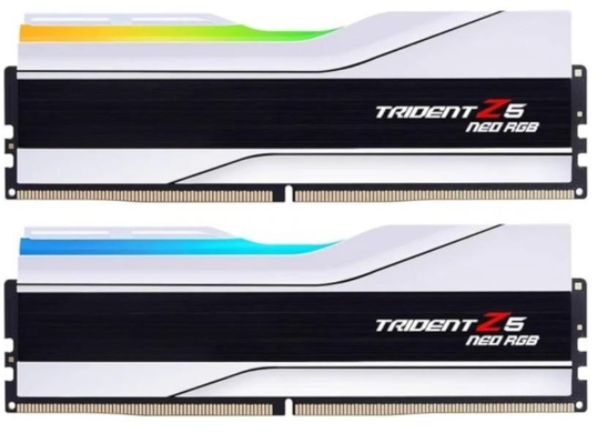 Оперативна пам'ять G.Skill DDR5-6000 32768MB PC5-48000 (Kit of 2x16384) Trident Z5 Neo RGB White (F5-6000J3036F16GX2-TZ5NRW)