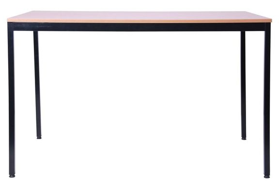 Стіл AMF Турин розбірий (1187х600х750H) чорний графіт/Дуб Сонома