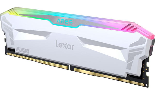 Оперативная память Lexar 32 GB (2x16GB) DDR5 6400 MHz Ares Gaming White RGB (LD5EU016G-R6400GDWA)