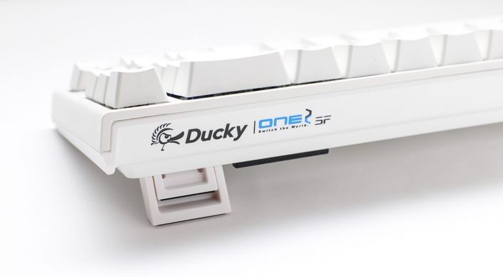 Клавіатура Ducky One 2 SF Cherry Silent Red RGB LED RU White (DKON1967ST-SRUPDWWT1)