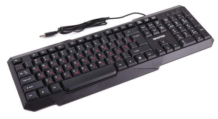 Клавіатура Maxxter KB-211-U UKR/RUS Black