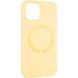 Чохол Original Full Soft Case (MagSafe) for iPhone 12/12 Pro Yellow