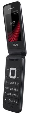 Мобильный телефон Ergo F244 Shell Dual Sim Black