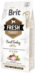 Сухий корм для собак із зайвою вагою Brit Fresh Turkey with Pea Fit & Slim 2,5 кг (індичка)