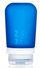 Силіконова пляшечка Humangear GoToob + Medium dark Blue (синій) (022.0019)