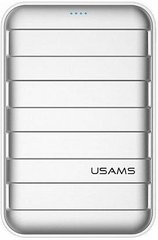 Универсальная мобильная батарея Usams US-CD06 Trunk Power Bank 10000mah Silver