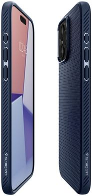 Чохол Spigen Apple iPhone 15 Pro Max Liquid Air Navy Blue (ACS06563)