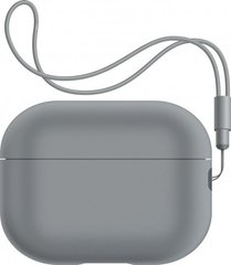 Чохол ArmorStandart Silicone Case with straps для Apple Airpods Pro 2 Gray (ARM68610)