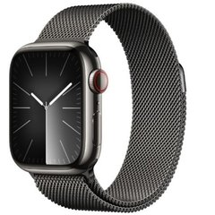 Apple Watch Series 9 GPS + Cellular 41mm Graphite S. Steel Case w. Graphite Milanese Loop (MRJA3)
