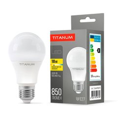 Лампа LED TITANUM A60 E27 10W 3000K