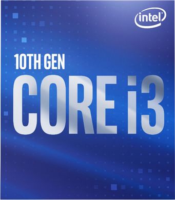 Процесор Intel Core i3 10100F 3.6GHz (6MB, Comet Lake, 65W, S1200) Box (BX8070110100F)