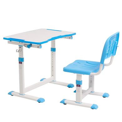 Комплект Cubby парта та стілець трансформери Olea Blue