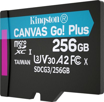 Карта пам'яті Kingston 256GB UHS-I/U3 Class 10 (SDCG3/256GBSP)
