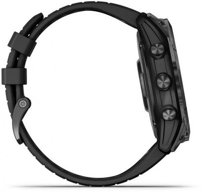 Смарт-часы Garmin fenix 7X Pro Sapphire Solar Carbon Grey DLC Titanium with Black Band (010-02778-11)