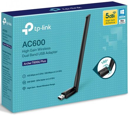 Wi-Fi адаптер TP-Link Archer T600U Plus
