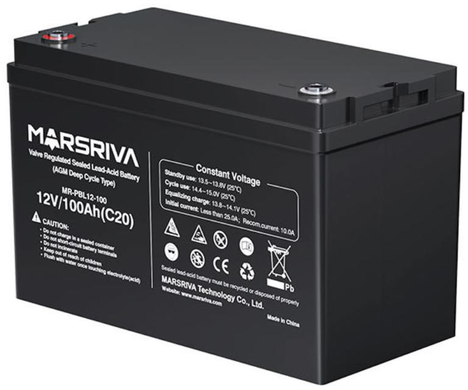 Акумулятор для ДБЖ Marsriva MR-PBL12-100
