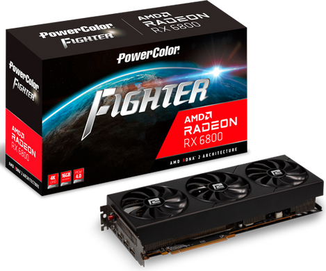 Відеокарта PowerColor Radeon RX 6800 16 GB (AXRX 6800 16GBD6-3DH/OC)