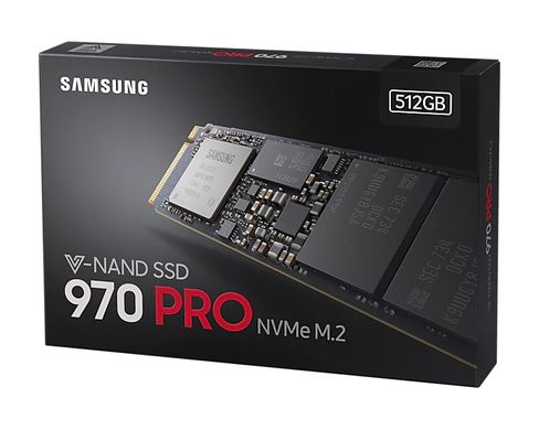 SSD-накопитель Samsung 970 Pro series 512GB M.2 PCIe 3.0 x4 V-NAND MLC (MZ-V7P512BW)