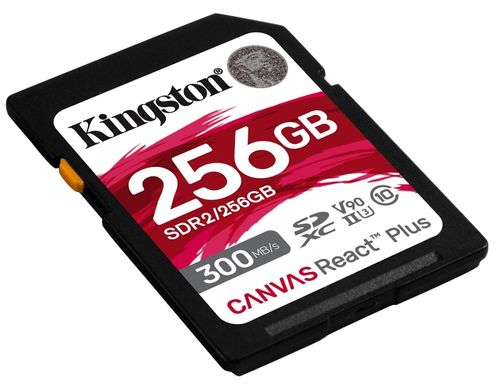 Карта пам'яті Kingston 256GB SDXC C10 UHS-II U3 R300/W260MB/s (SDR2/256GB)