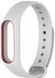 Ремінець UWatch Double Color Replacement Silicone Band For Xiaomi Mi Band 2 White/Red Line