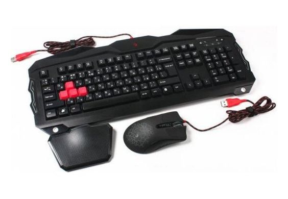 Комплект (клавіатура, мишка) A4Tech B2100 Bloody Black USB