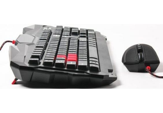 Комплект (клавіатура, мишка) A4Tech B2100 Bloody Black USB