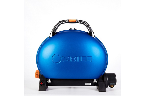 Портативний переносний газовий гриль O-GRILL 500 Blue + шланг