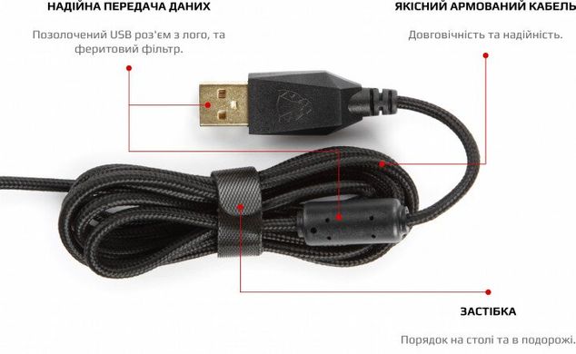 Миша Motospeed V60 Black USB