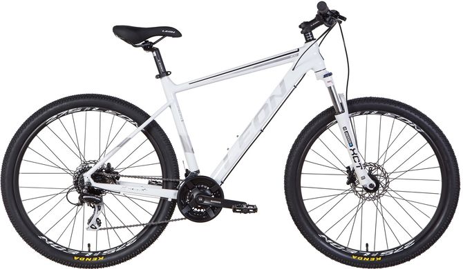 Велосипед 27.5" Leon XC-80 SE 2022 (бело-серый с черным) (OPS-LN-27.5-114)