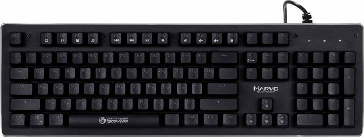 Клавіатура Marvo KG909 Multi-LED Mechanical Blue Switch Black