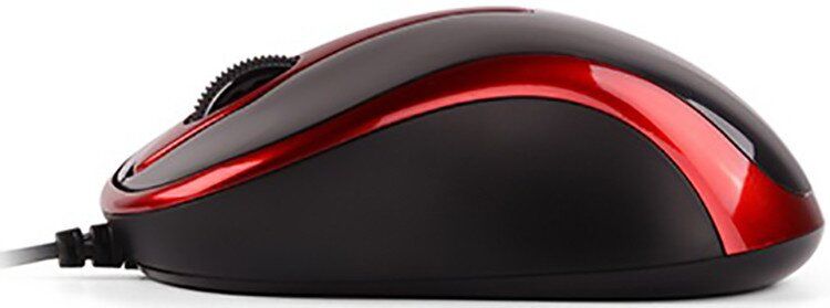 Миша A4Tech N-350-2 Red-Black USB V-Track