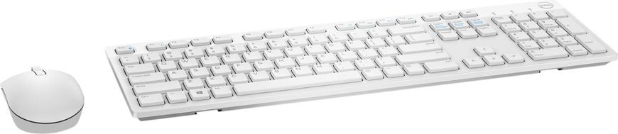 Комплект (клавіатура, мишка) Dell Wireless Keyboard and Mouse-KM636 - White (580-ADGF)