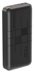 Универсальная мобильная батарея XO PR188 2USB+Type-C QC&PD3.0 22.5W 20000mAh Black