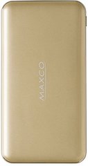 Універсальна мобільна батарея Maxco MR-5000A Razor Power Bank Power IQ 2,1А Li-Pol 5000 mAh Golden
