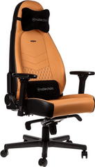 Офісне крісло для керівника Noblechairs Icon real leather cognac/black (NBL-ICN-RL-CBK)