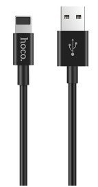 Кабель Hoco X23 Skilled lightning charging data cable Black