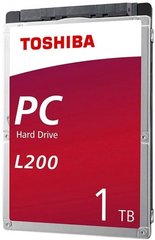 Внутрішній жорсткий диск Toshiba L200 1 TB (HDWL110UZSVA)